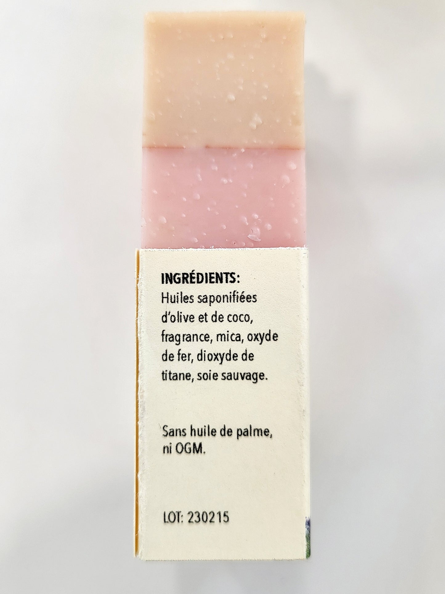 "Live to the rhythm" soap with summer flowers