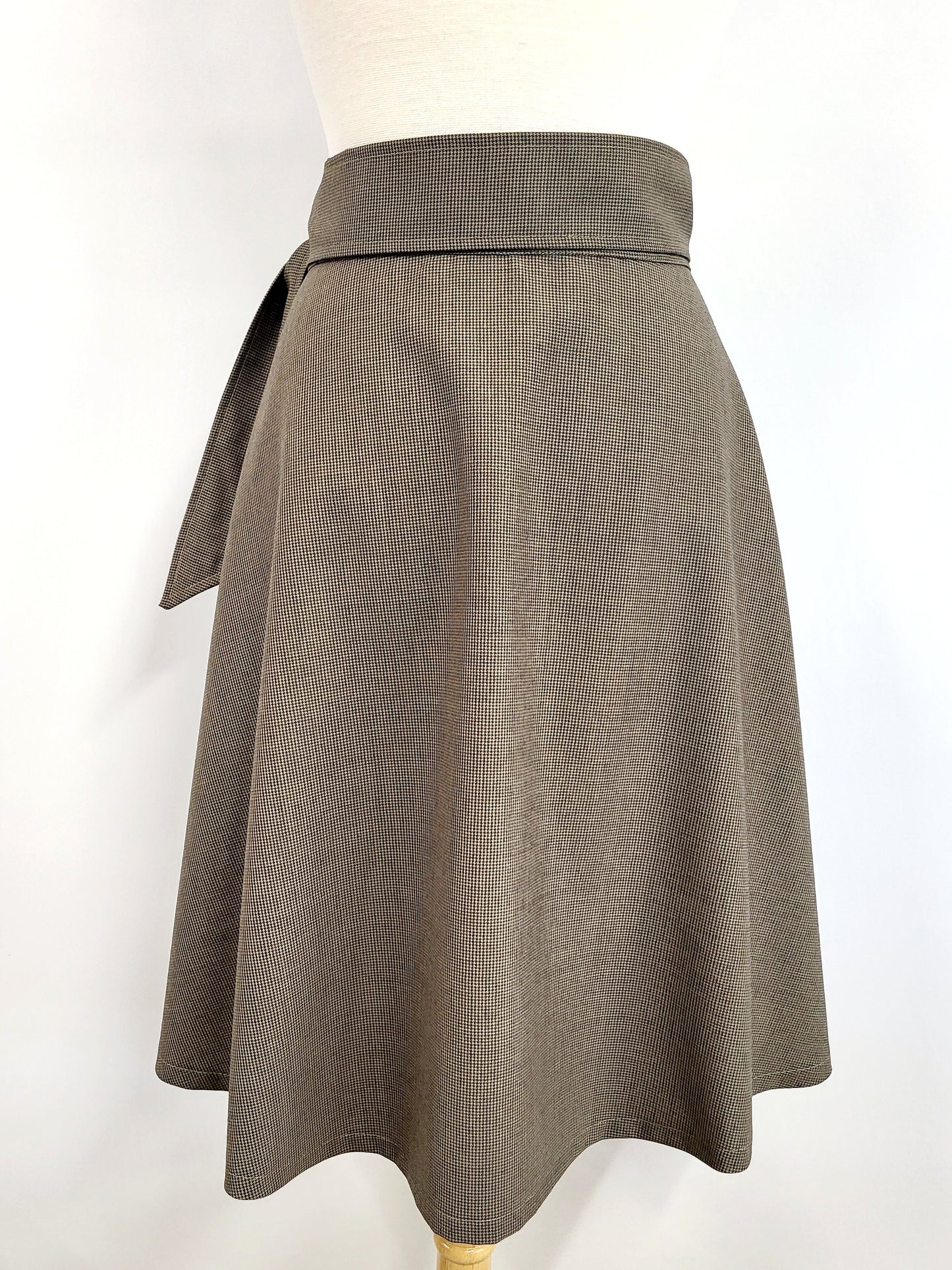Fine wool wrap skirt