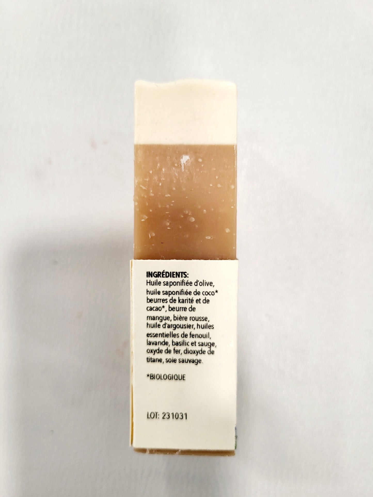 "Take it easy" red beer soap