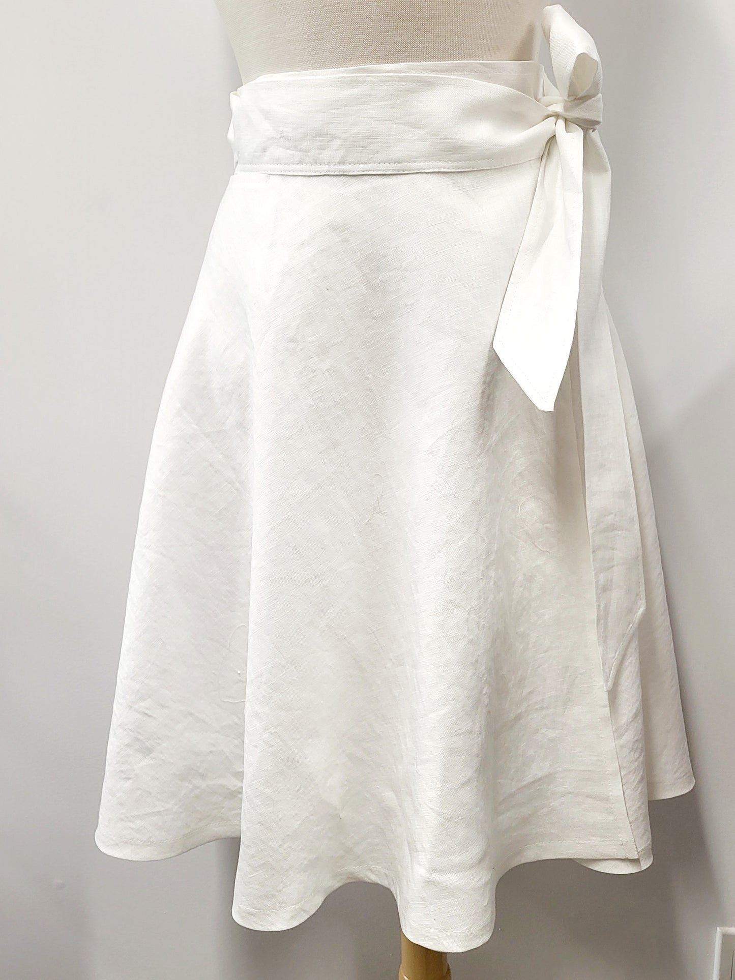 Linen wrap skirt, choice of 3 colors