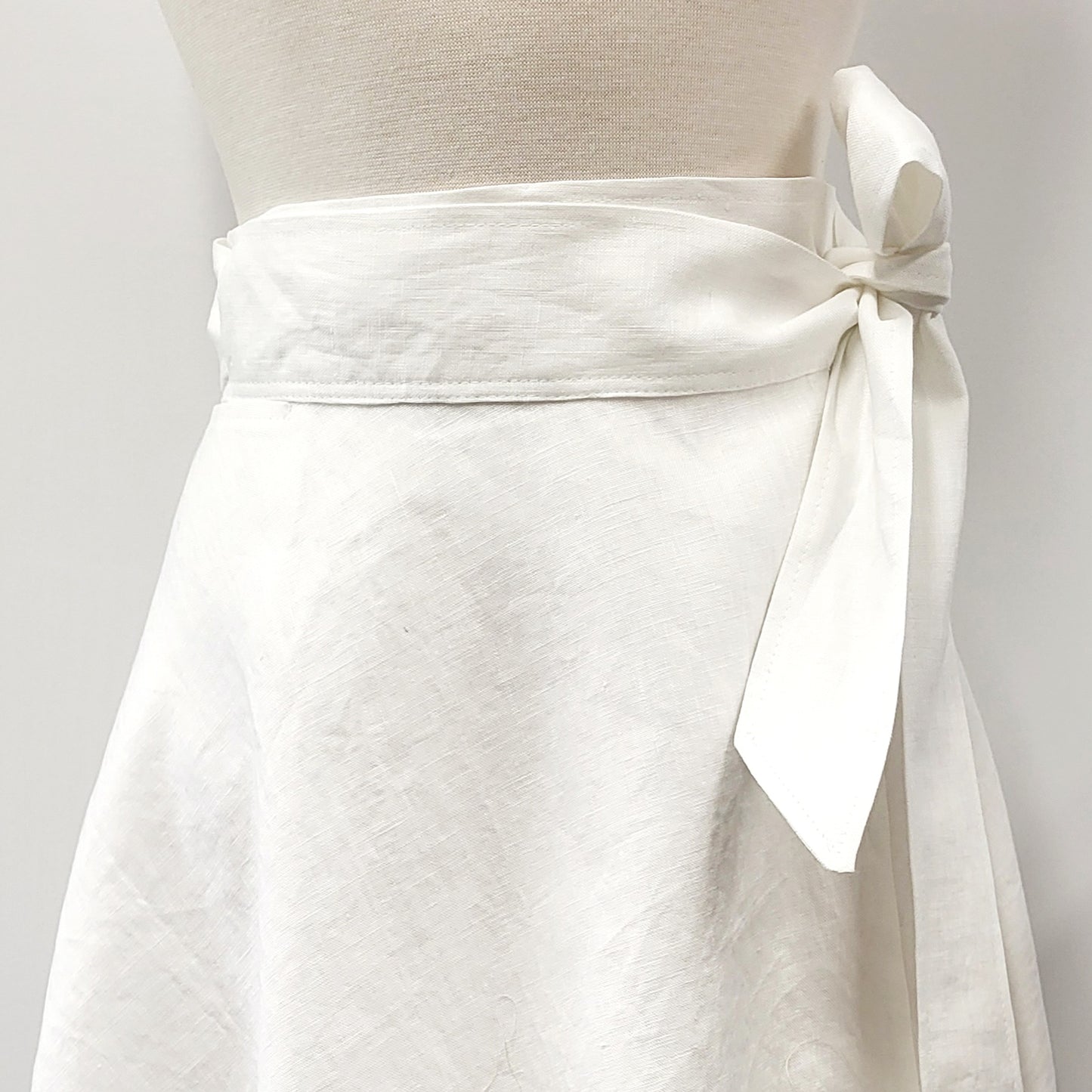 Linen wrap skirt, choice of 3 colors