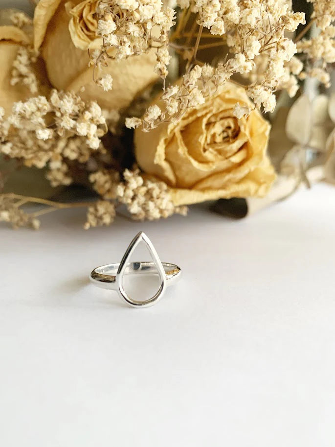 Sey Gou-03 silver drop ring