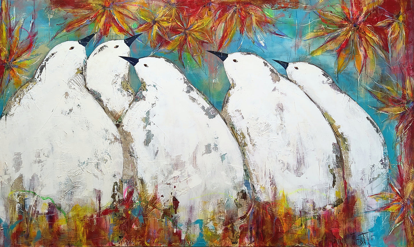 ''En attente, la becquée" - Talbot artiste