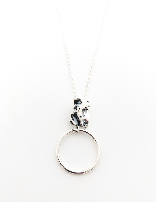 SEY PRI22-04 Silver necklace by jeweler Audrey Seyer