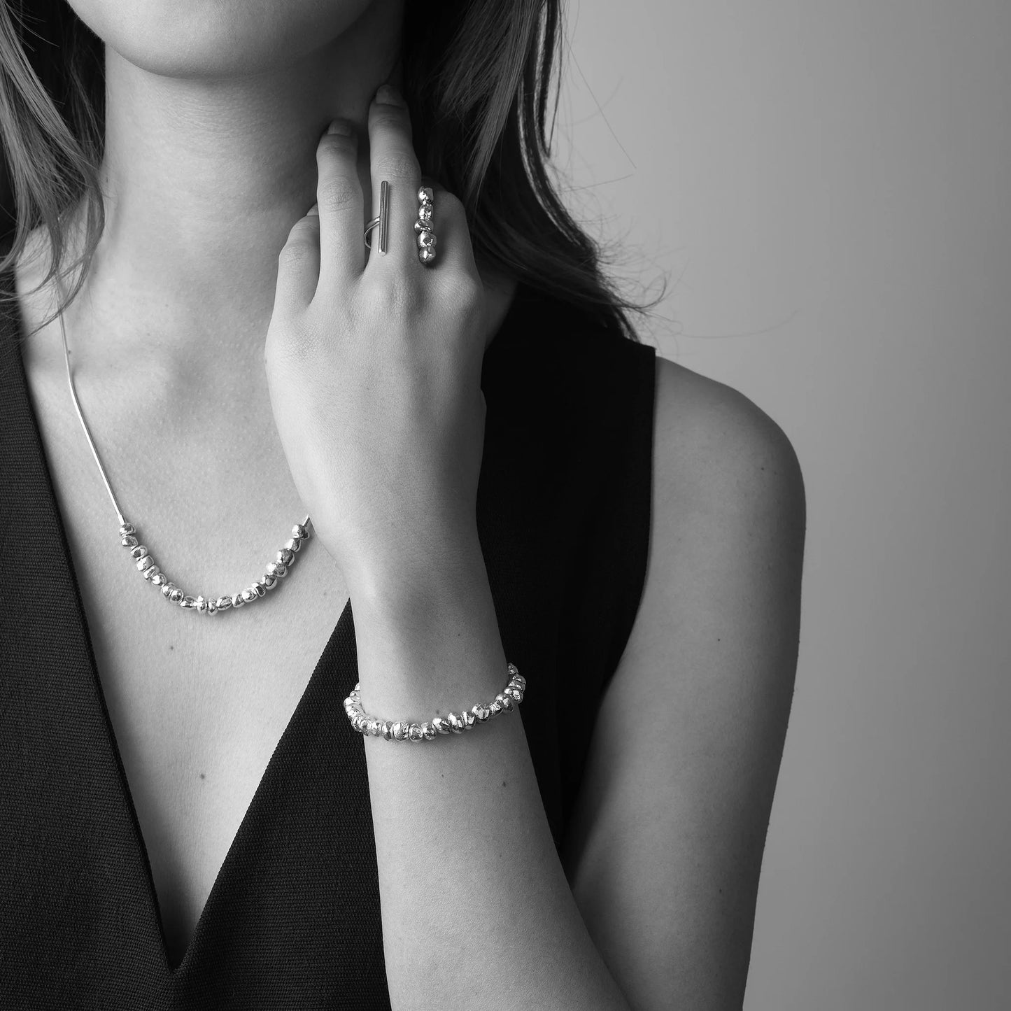 MON - Bracelet argent Melt34S