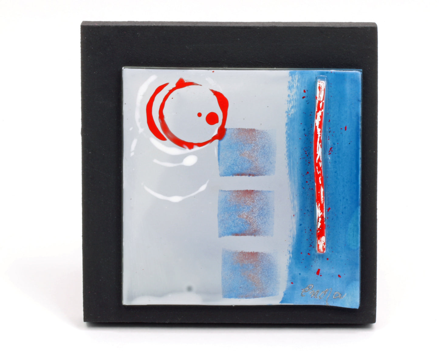 Rythm & blues - Oeuvre murale de Enora verre d'art