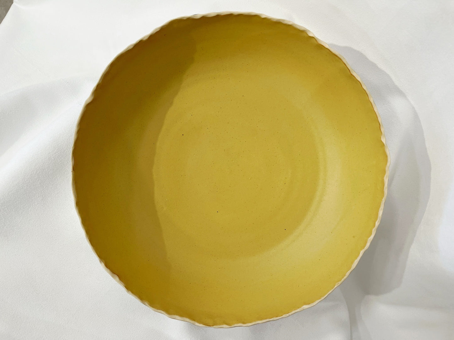 Bol à fruits jaune et bleu - Bia céramique