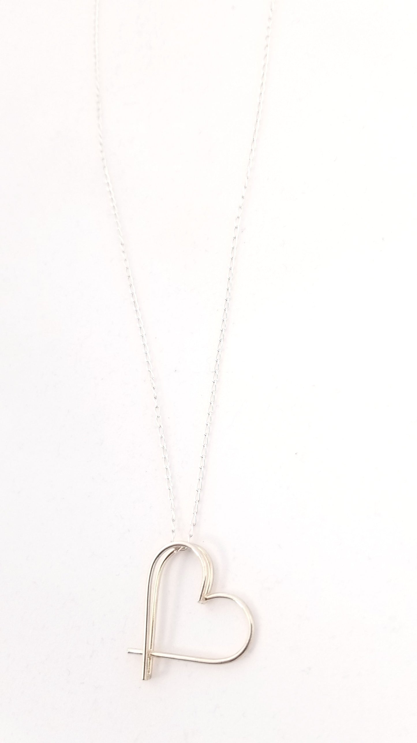 SEY - Silver "heart" pendant necklace CO01