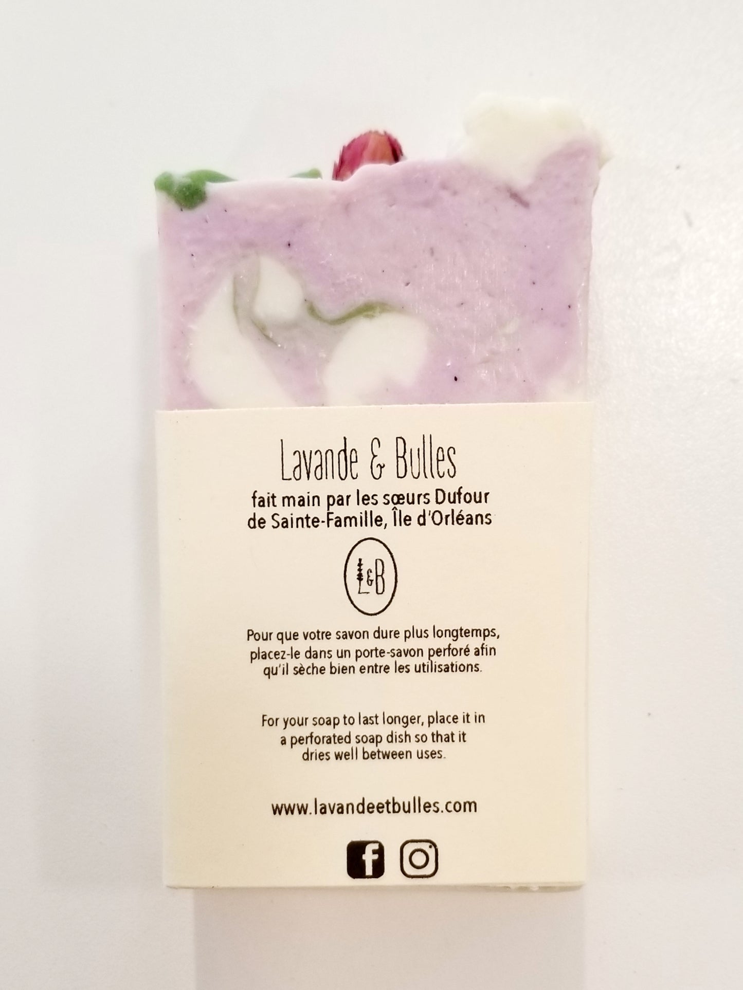"Rosebud" soap