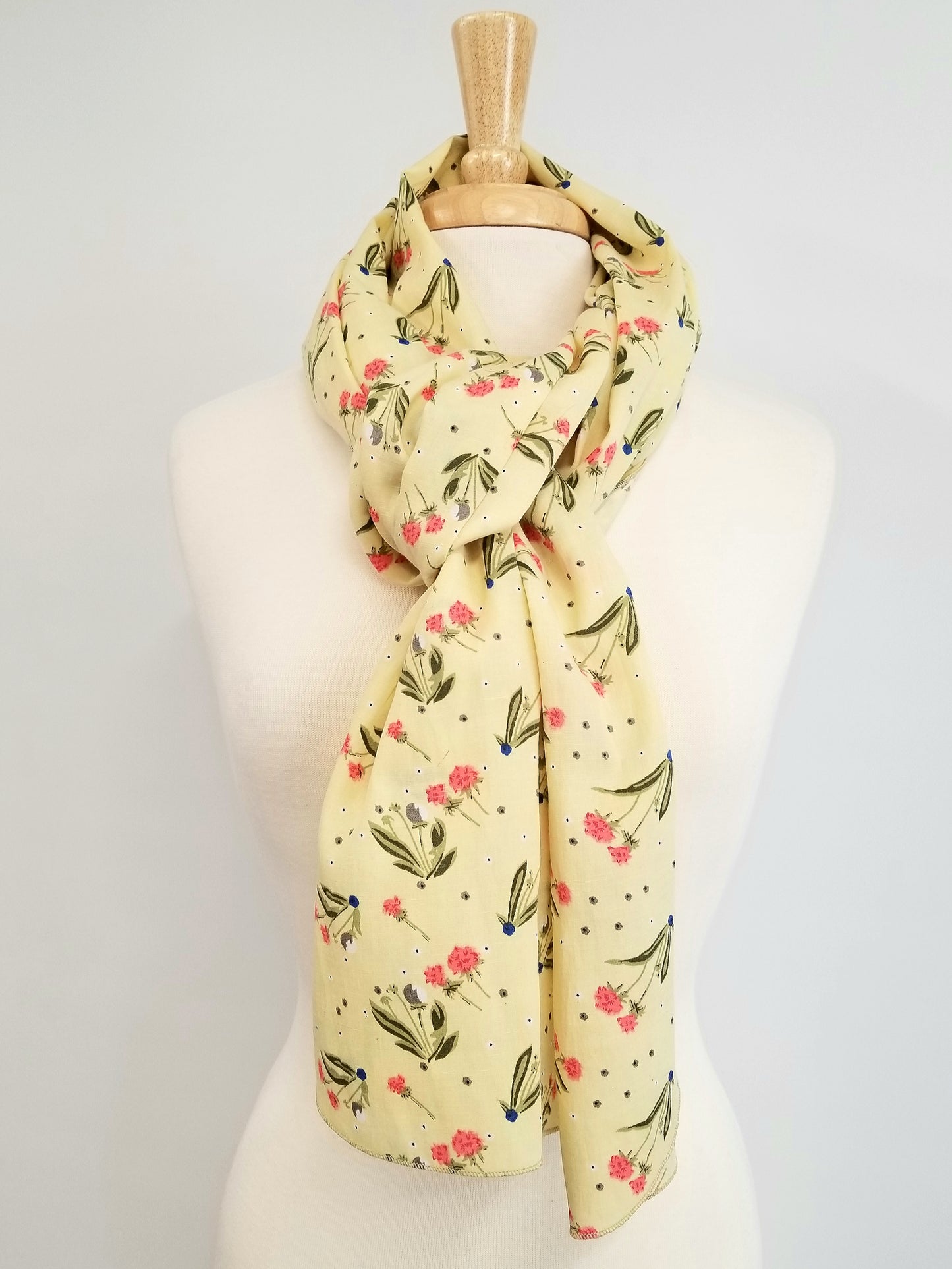 Foulard long en coton