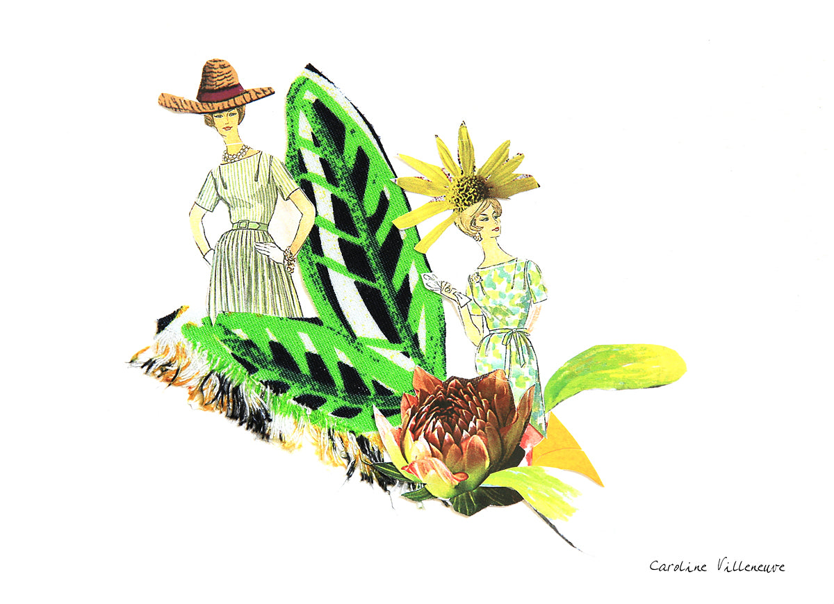 "Vogue la vie!" greeting cards, set of 5