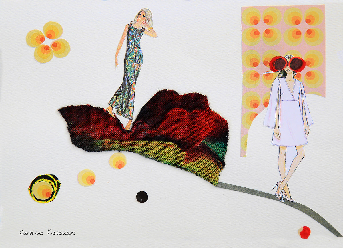 "Vogue la vie!" greeting cards, set of 5