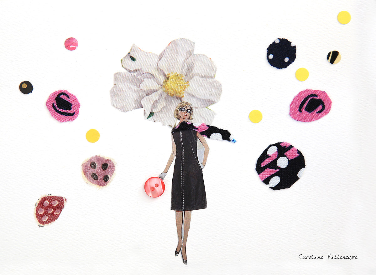 "Vogue la vie!" greeting cards, set of 5