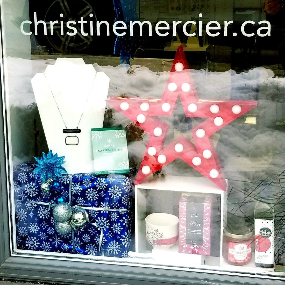 Le temps des Fêtes est commencé à l'atelier-boutique! - Christine Mercier atelier-boutique