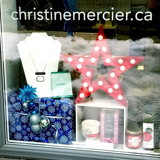 Le temps des Fêtes est commencé à l'atelier-boutique! - Christine Mercier atelier-boutique
