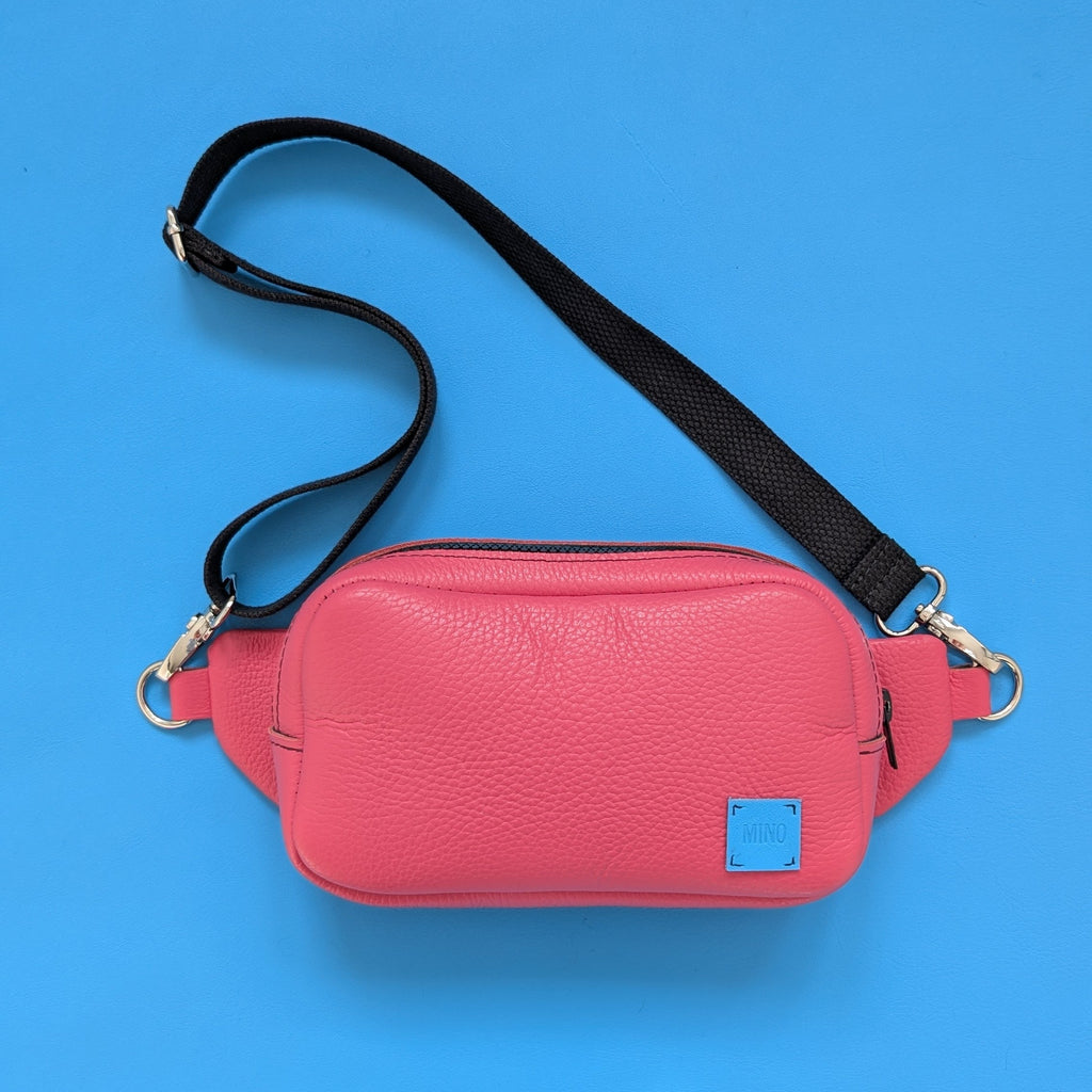 Leather bell bag - Mino leather goods
