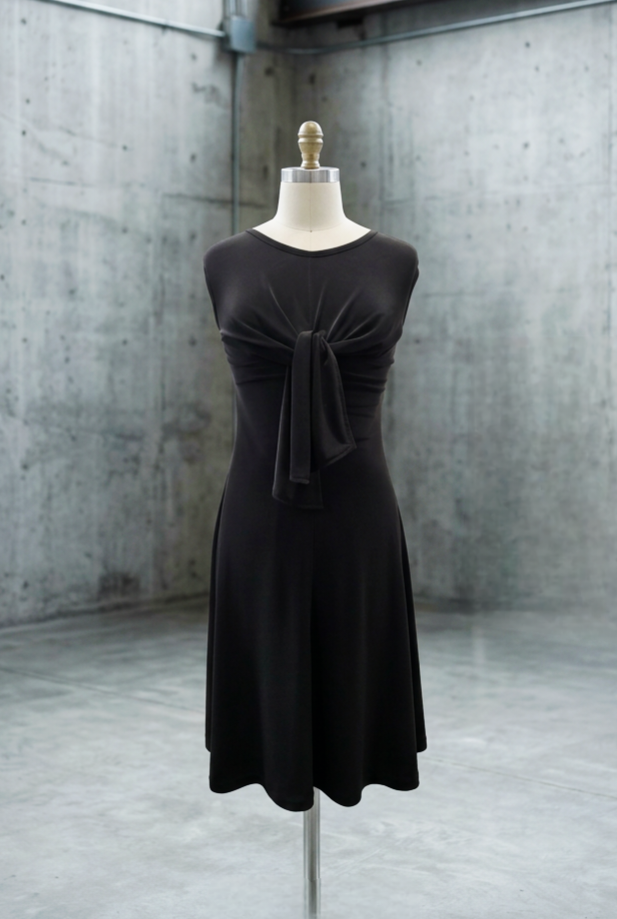 Robe Alice - style couture - noire