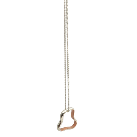 MON - Collier argent et cuivre - Curves15