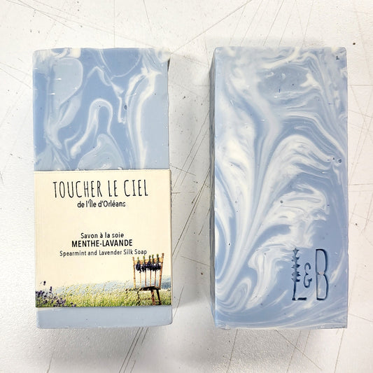 "Touch the Sky" mint and lavender soap
