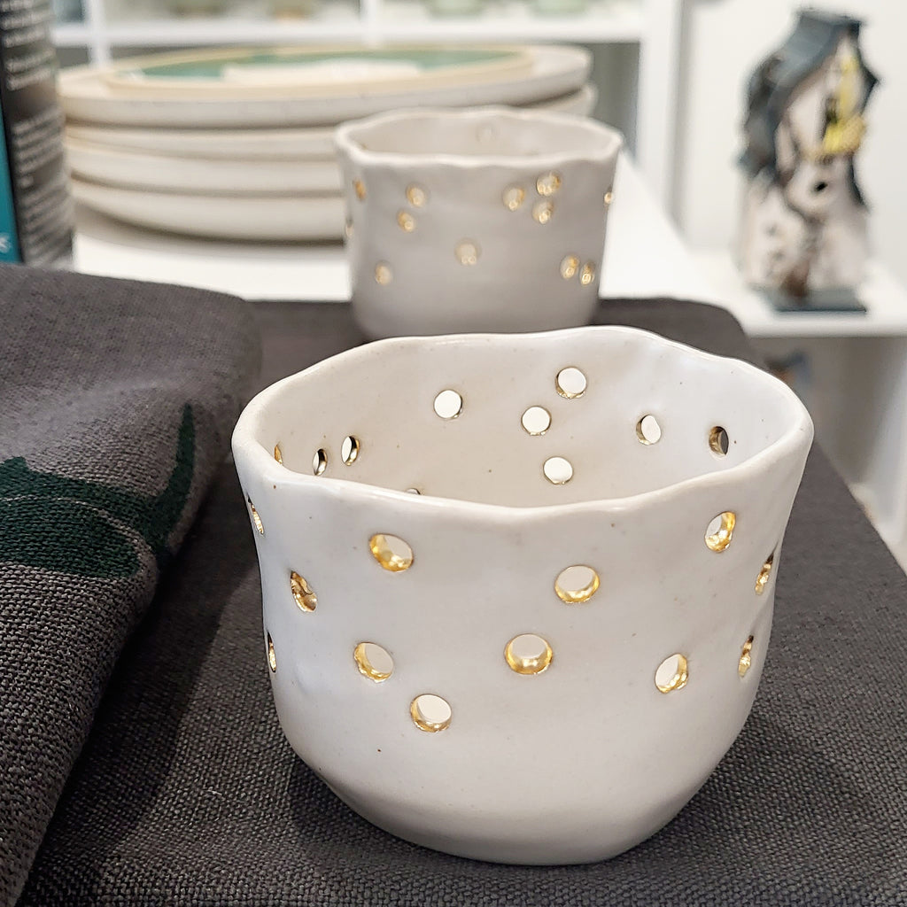 Bougeoir "Luciole" - Bia céramique - Christine Mercier atelier-boutique