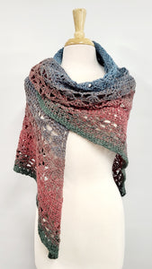 MPA - Châle triangle tricoté au crochet
