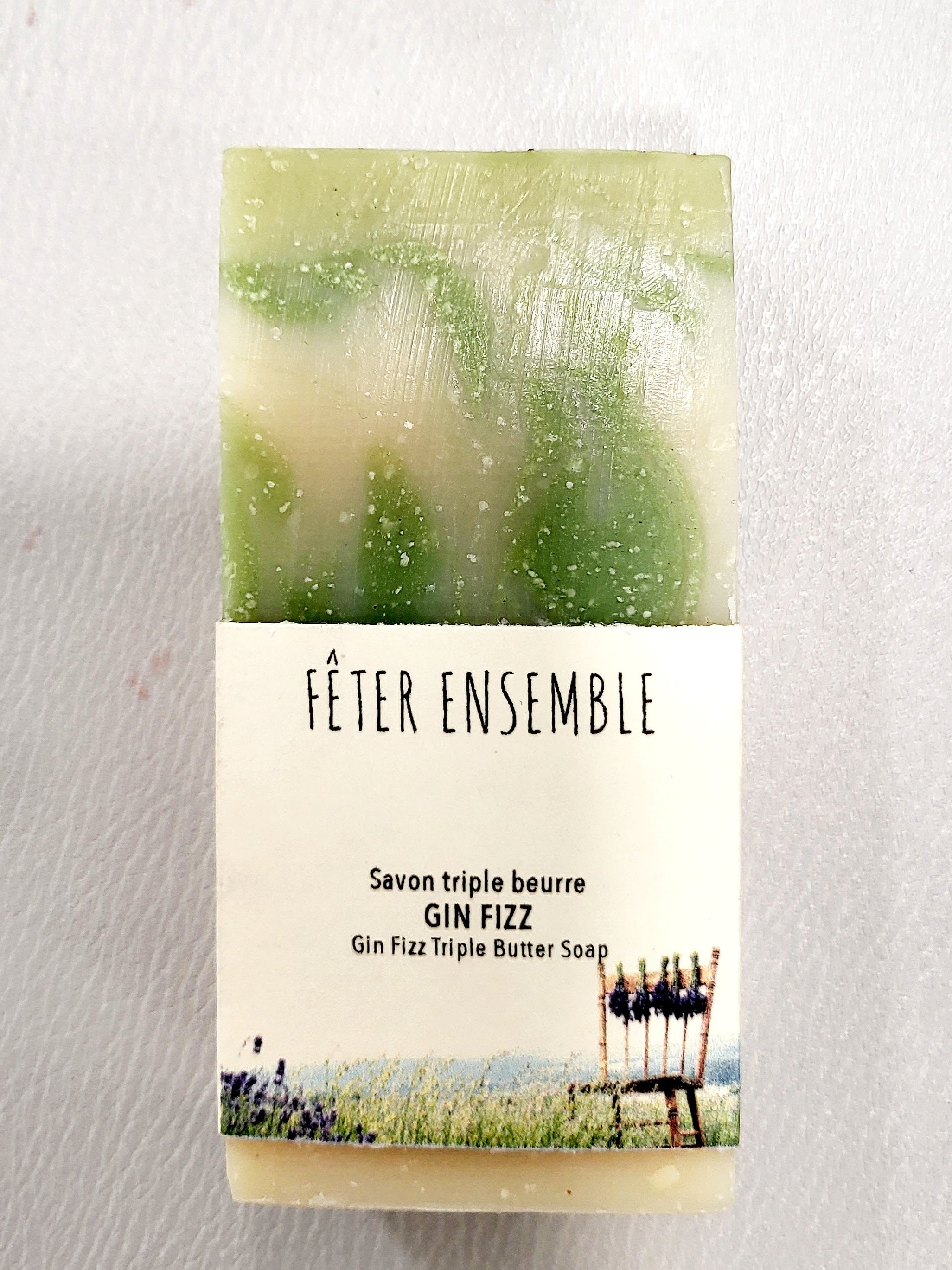 Savon "Fêter ensemble" gin fizz