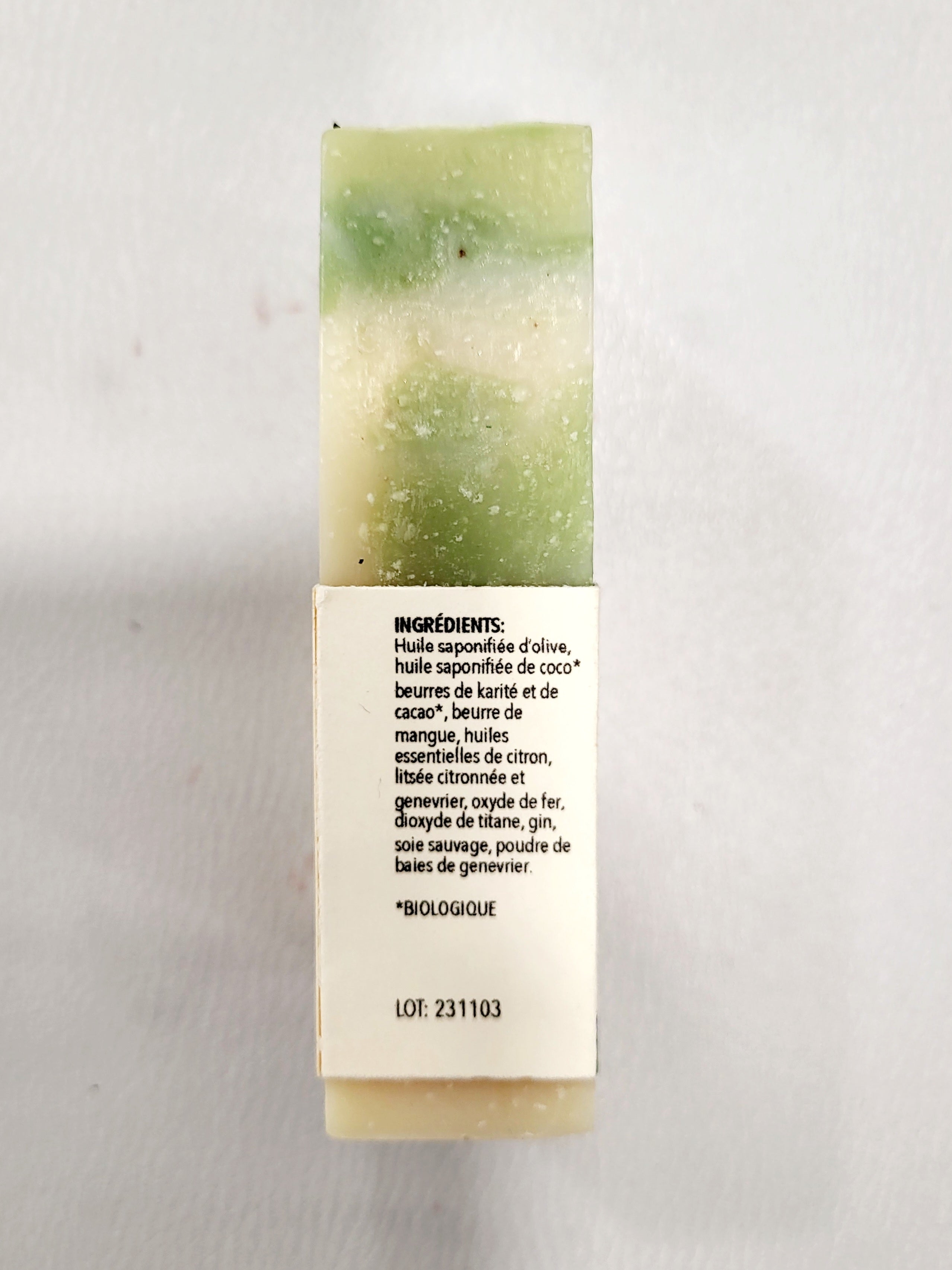 Savon "Fêter ensemble" gin fizz