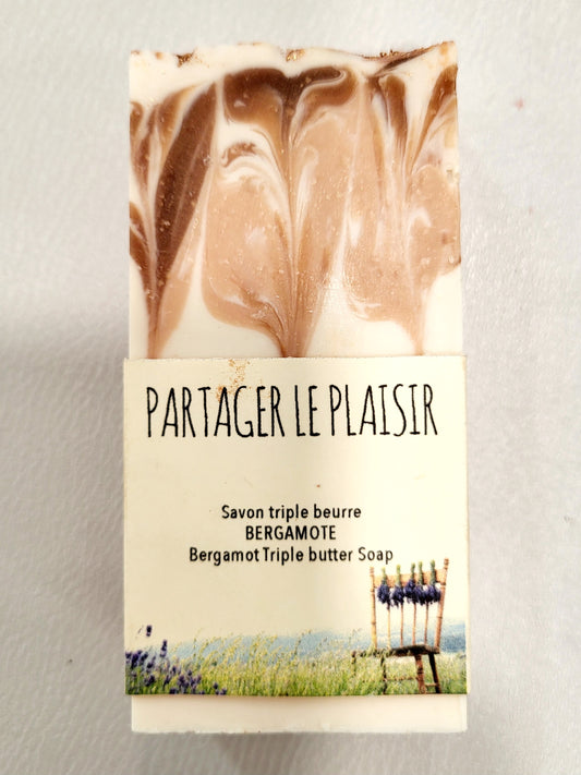 "Share the pleasure" bergamot soap