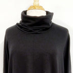 Robe/tunique Nadine à col souple, NOIR