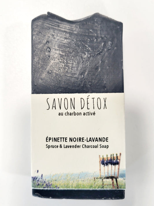 Black spruce - lavender "Detox" soap
