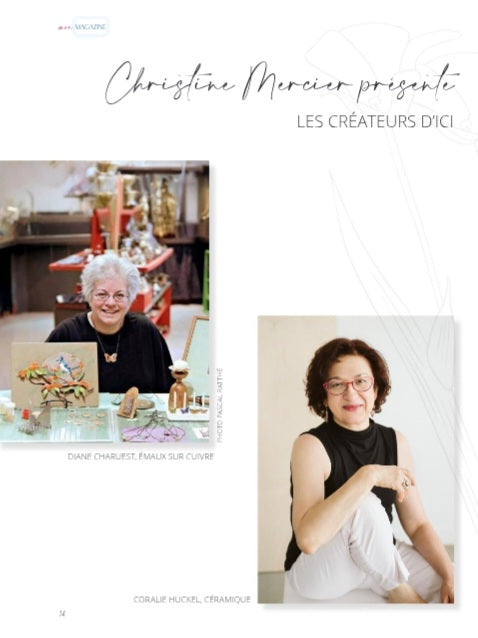 Magazine papier no 2 - CM atelier-boutique artistes et artisans du Québec