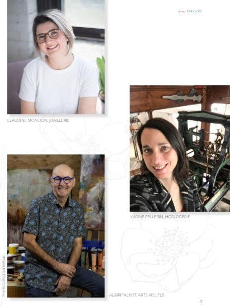Magazine papier no 2 - CM atelier-boutique artistes et artisans du Québec