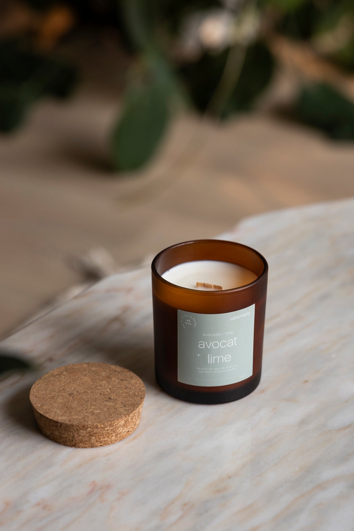 Bougie de soja 8 oz - UpSimply