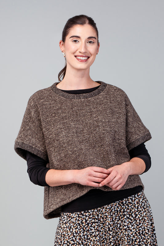 Haut ample en tricot de laine