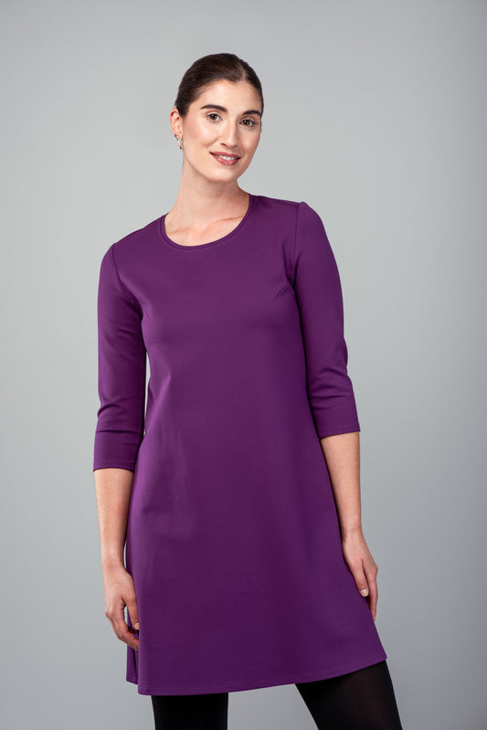 Robe Christine à manches trois-quarts