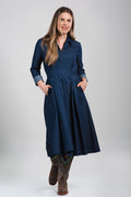 Robe Madeleine en denim léger