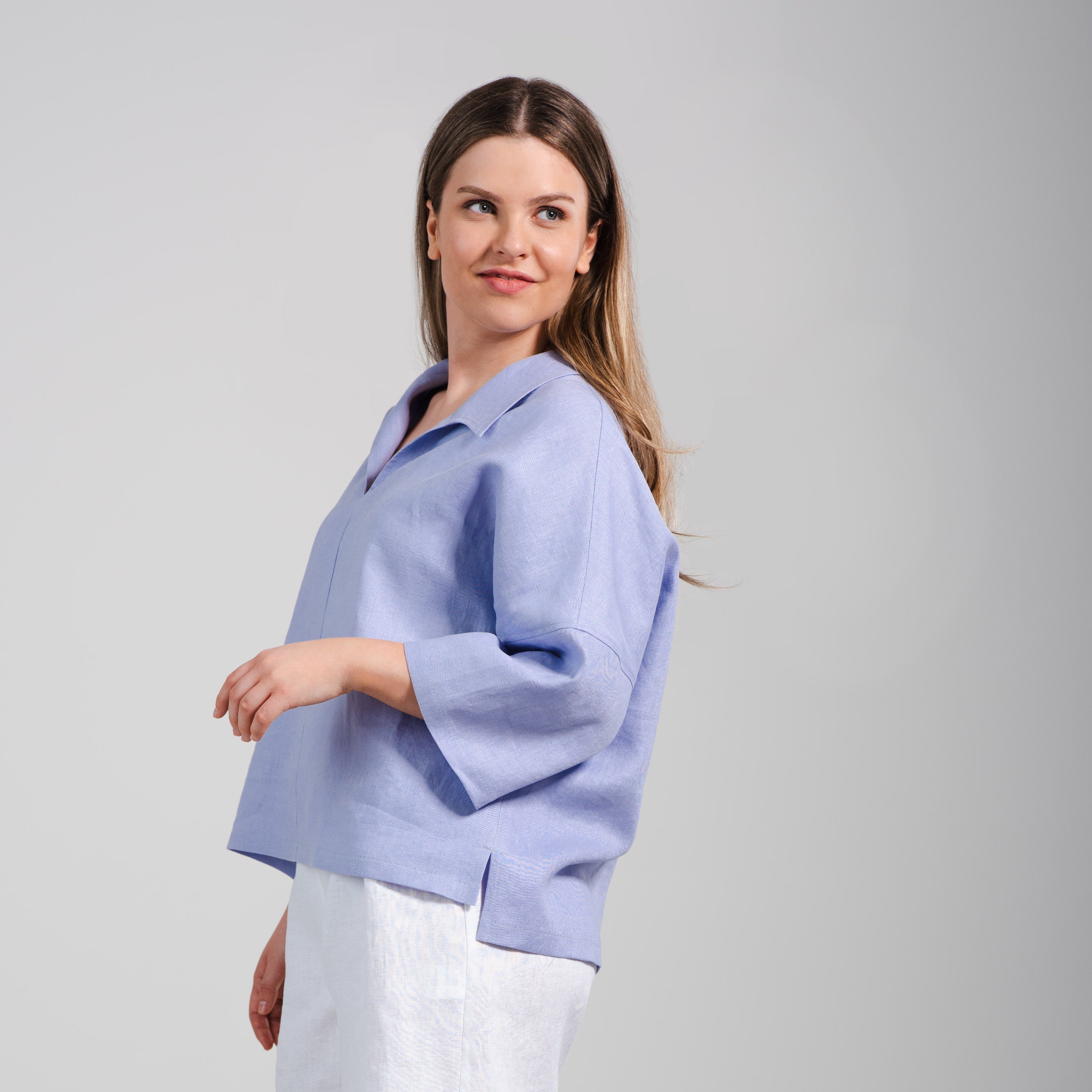 Lou - linen top - one-size and unisex