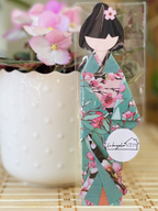 ZEN - Poupée en papier origami - porteuse d'intention