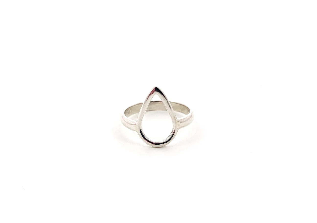 Sey Gou-03 silver drop ring 
