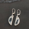 Boucles d'oreilles demi-cercle en porcelaine B12