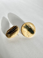 Boucles d’oreilles bouton - Collection Empreintes - Coralie Huckel