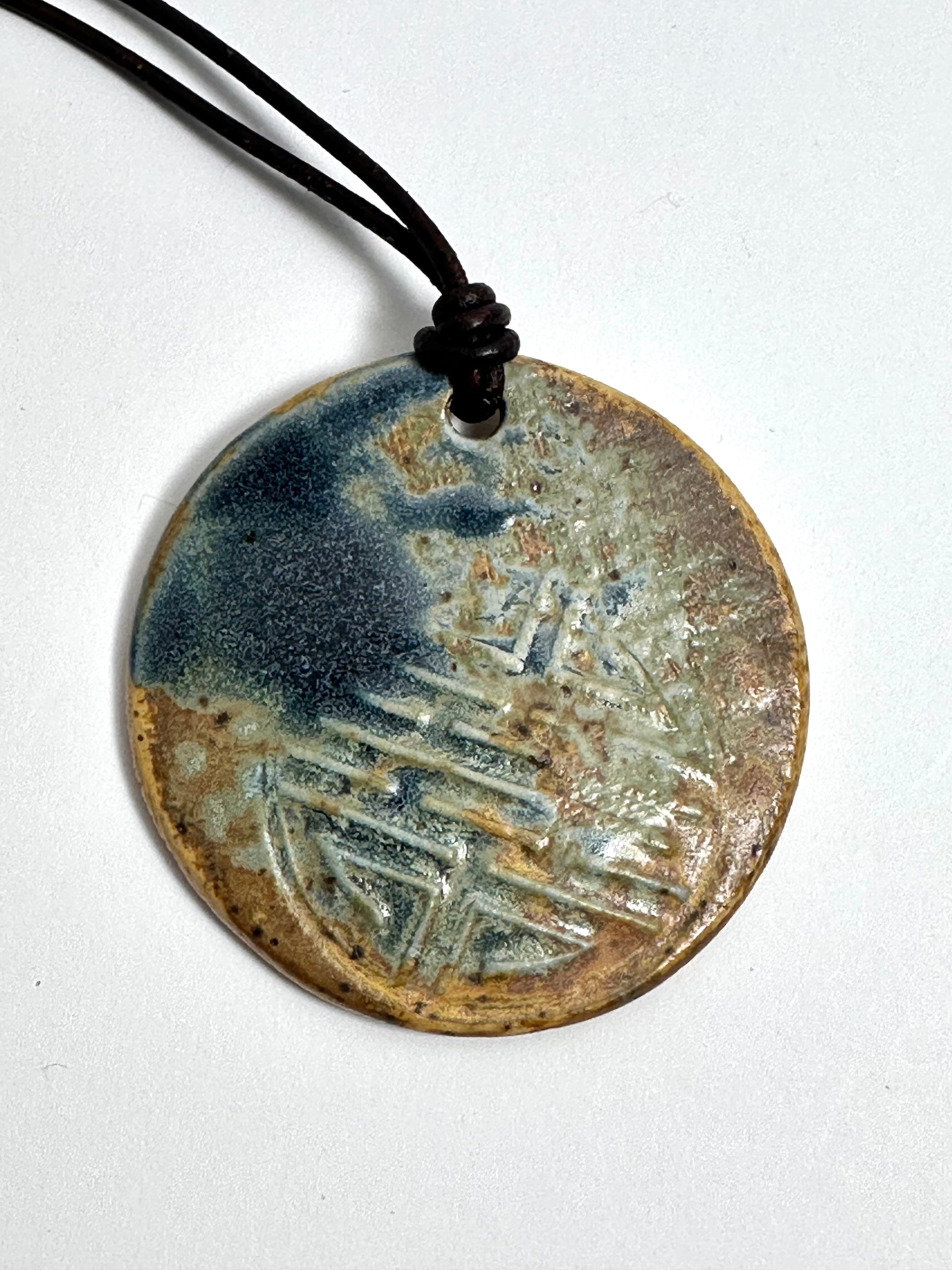 Pendentif - Collection Outremer - Coralie Huckel - Christine Mercier atelier-boutique