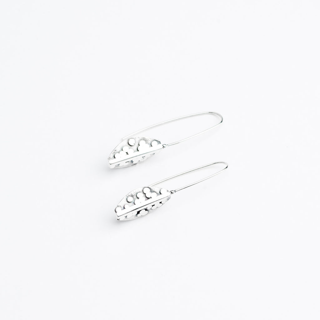 MK - Boucles d'oreille crochet long Marquise