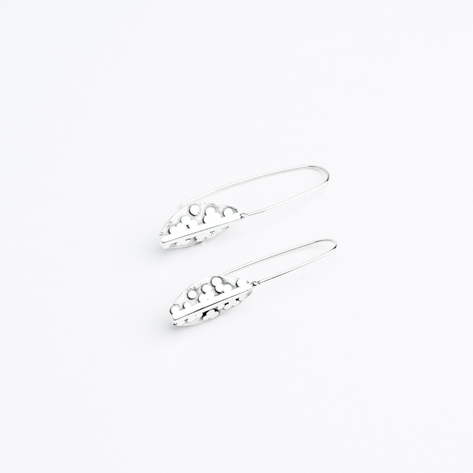 MK - Boucles d'oreille crochet long Marquise