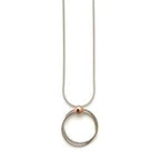 MON - Collier argent et cuivre Dots13