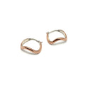 MON - Boucles d'oreilles en argent et cuivre - Curves02