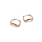 MON - Boucles d'oreilles en argent et cuivre - Curves02