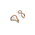 MON - Boucles d'oreilles en argent et cuivre - Curves04