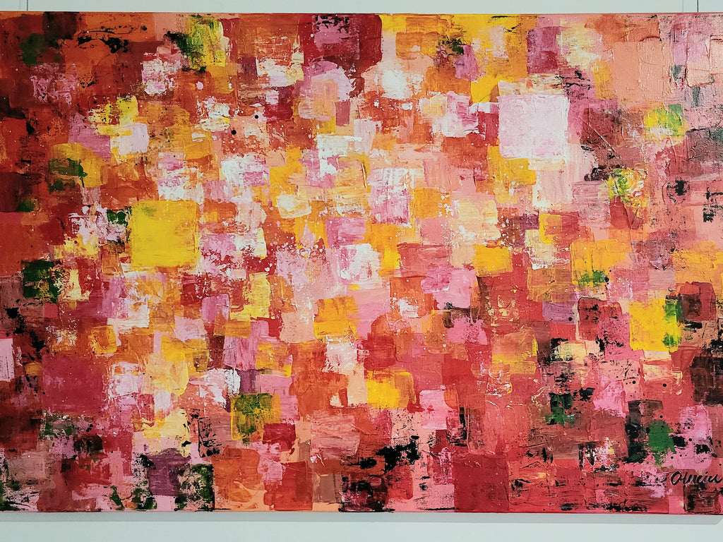 Forte et fière - tableau 24 x 36 à l'acrylique