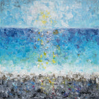 Horizon géant - tableau 12 x 12 à l'acrylique